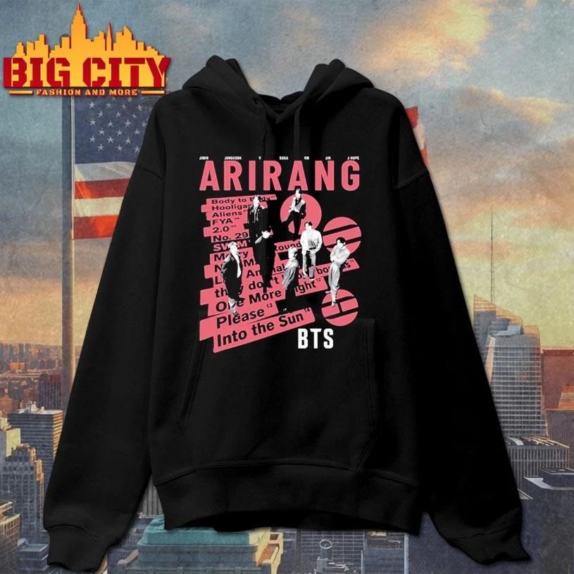 Bangtan 2026 Concert Bts Arirang World Tour Graphic Shirt