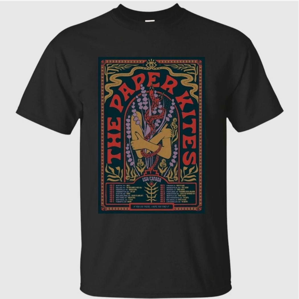 The Paper Kites USA Canada 2026 Shows Poster Shirt
