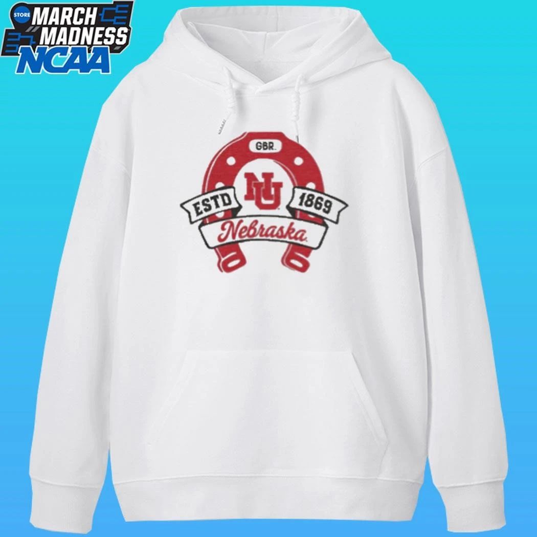 Nebraska Lucky Horseshoe Ash Estd 1869 Shirt