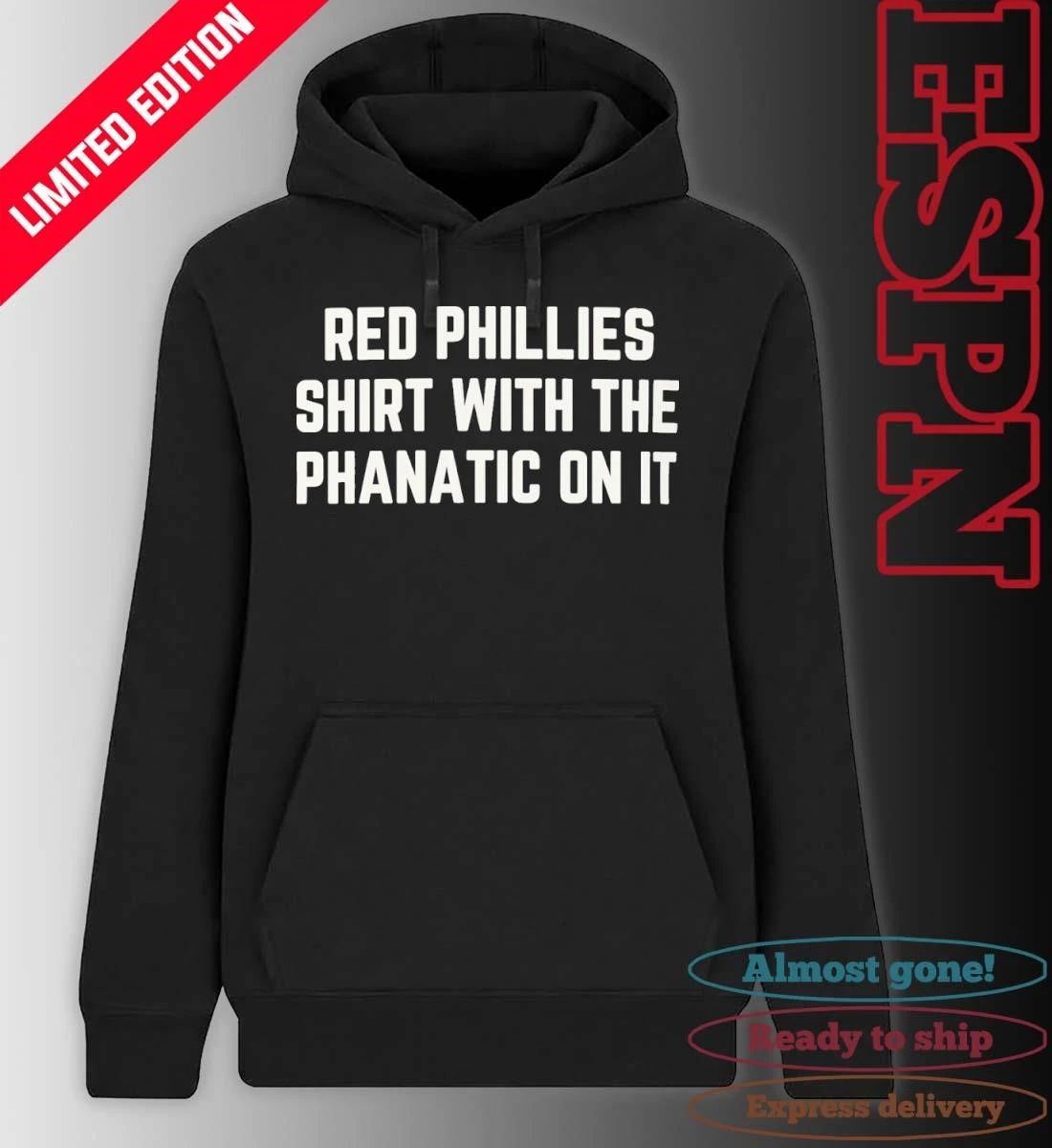 Meta Phillies Shirt Red Phillies Shirt With The Phanatic On It