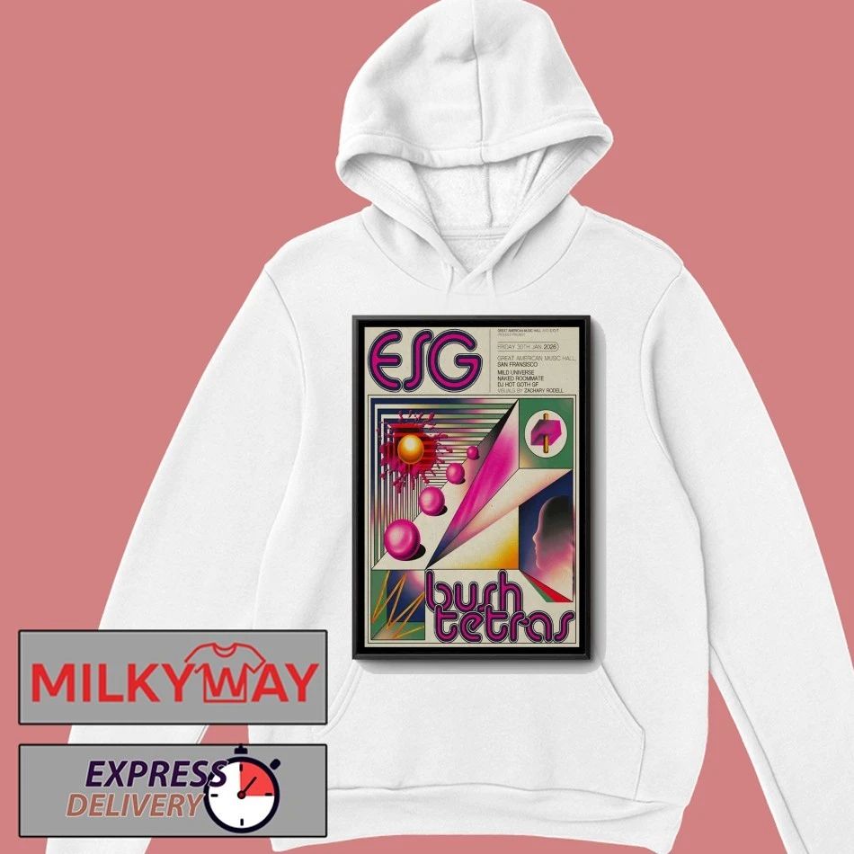 ESG And Bush Tetras Great American Music Hall in San Francisco CA Jan 30 2026 Poster shirt