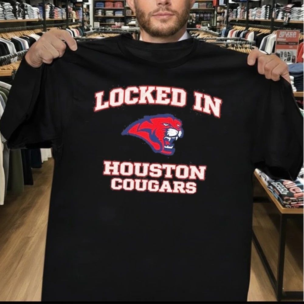 Houston Cougars Locked In for Game Day and Tournament Basketball Shirt