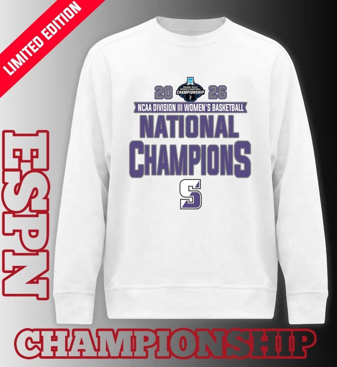 Scranton Lady Royals 2026 NCAA Division III Women’s Basketball National Champions T-Shirt