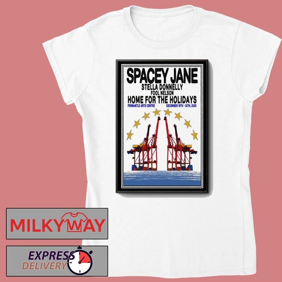 Spacey Jane Dec 19 2025 Fremantle Arts Centre Poster shirt