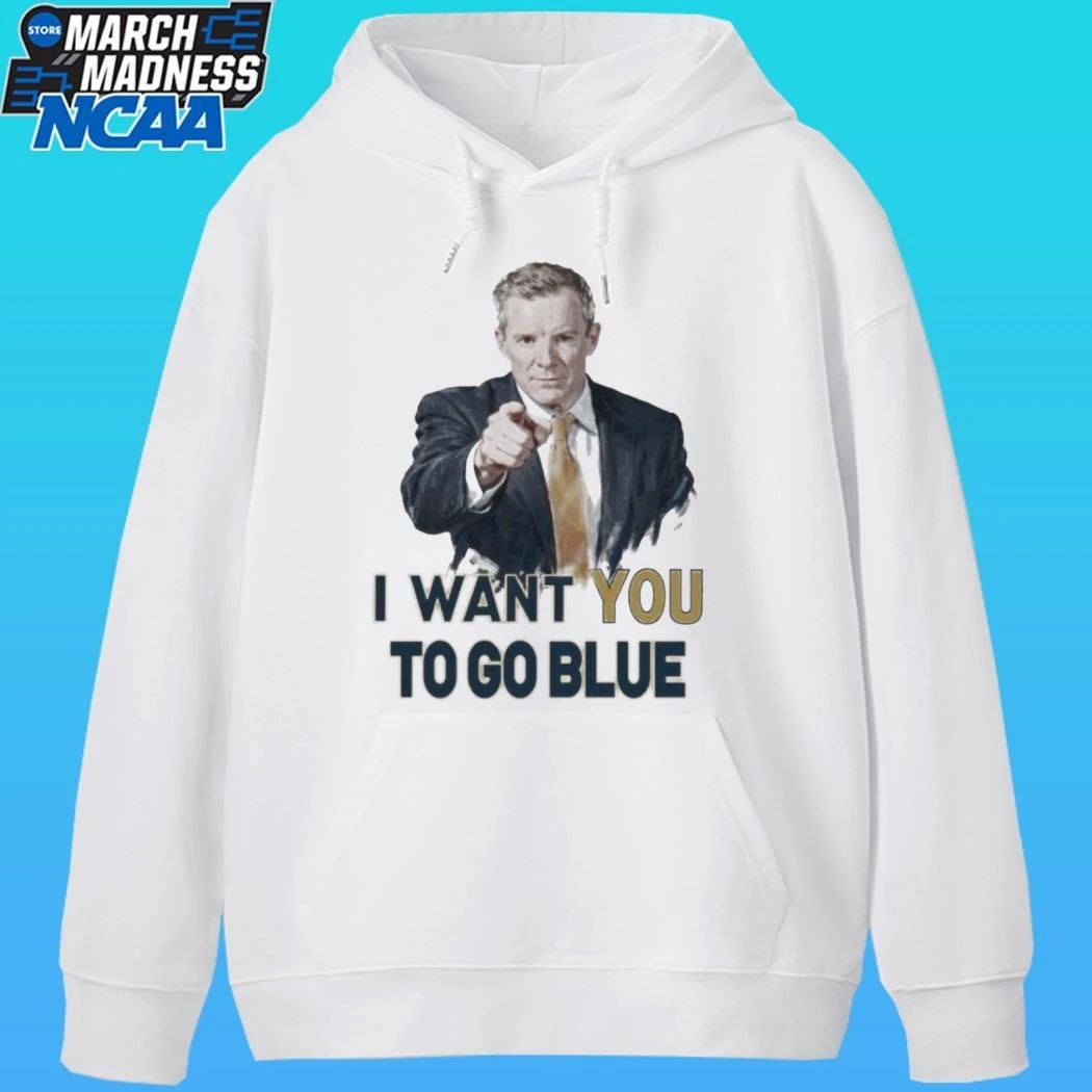 Michigan Basketball Dusty May I Want You To Go Blue Shirt