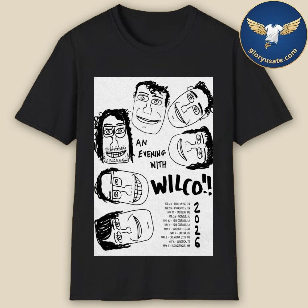 Wilco Spring 2026 Tour Poster Shirt