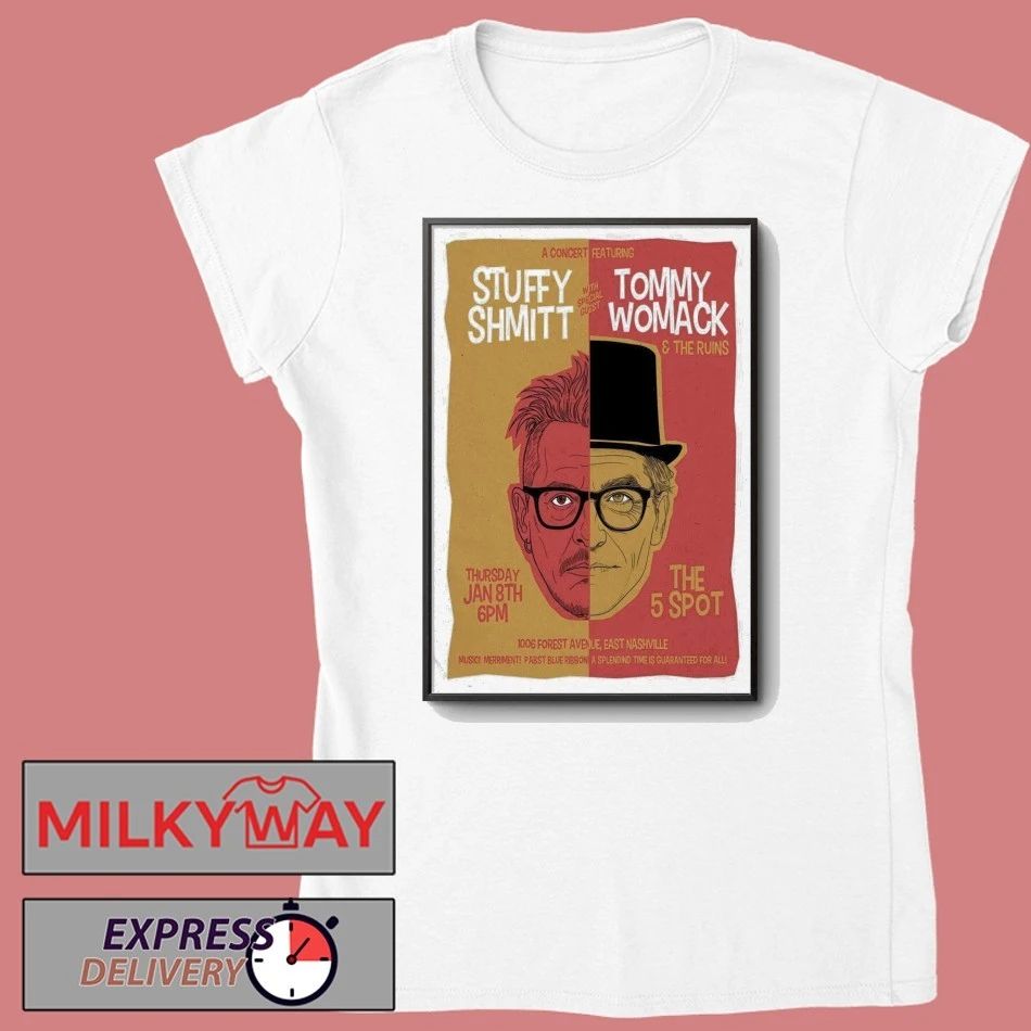 Stuffy Shmitt With Tommy Womack Event Nashville TN On Jan 8 2026 Poster shirt