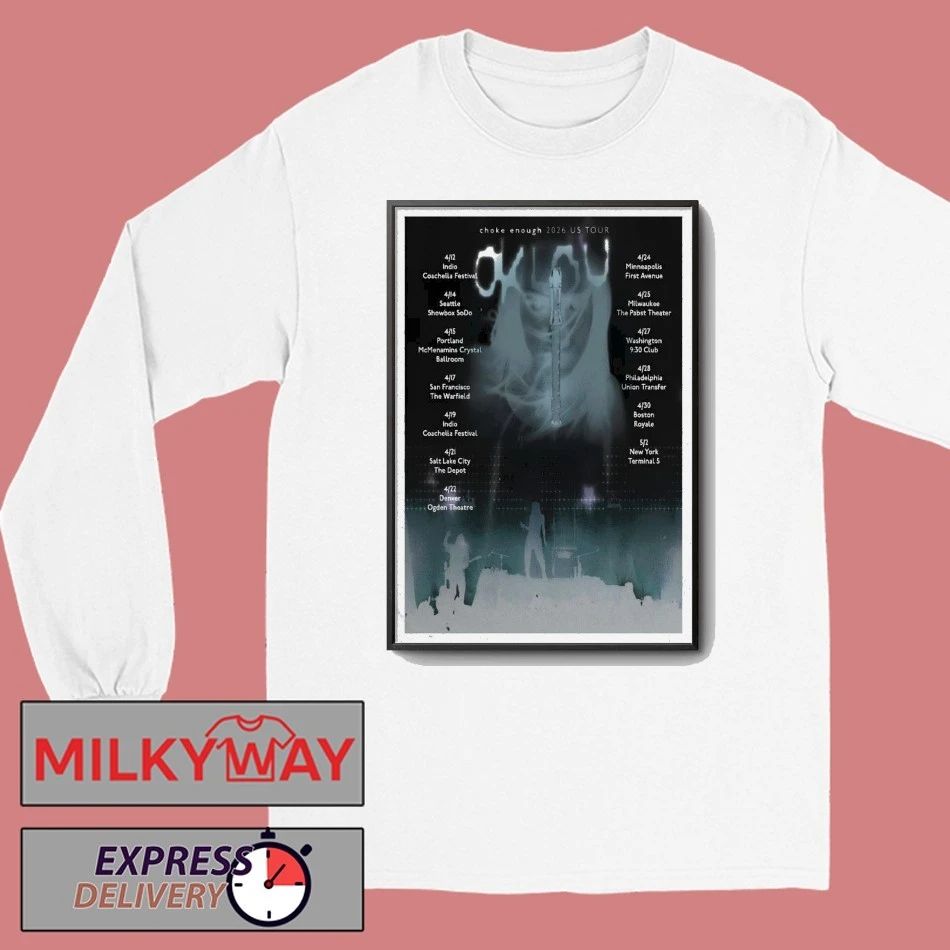 Oklou Event Tour 2026 Poster shirt