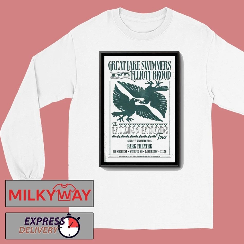 Great Lake Swimmers Winnipeg, MB, Canada Nov 02 2025 Poster shirt