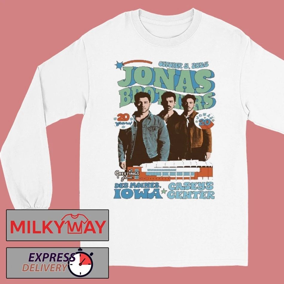 Jonas Brothers Des Moines, IA Oct 05 2025 Shirt