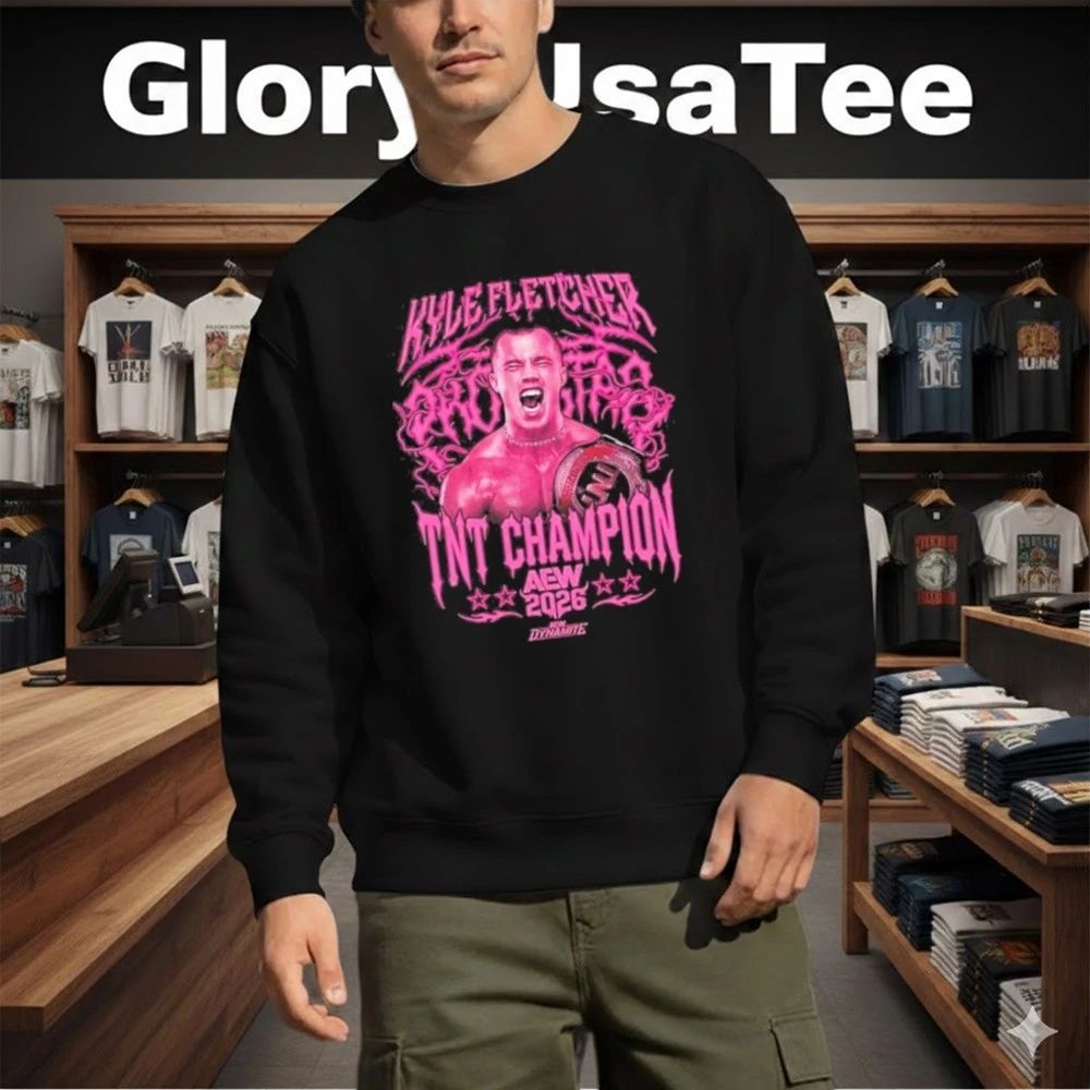 Kyle Fletcher Protostar NTN Champion AEW 2026 Logo T-Shirt