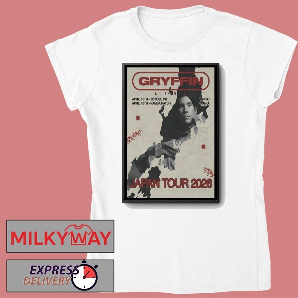 Gryffin April 2026 Japan Concert Poster shirt