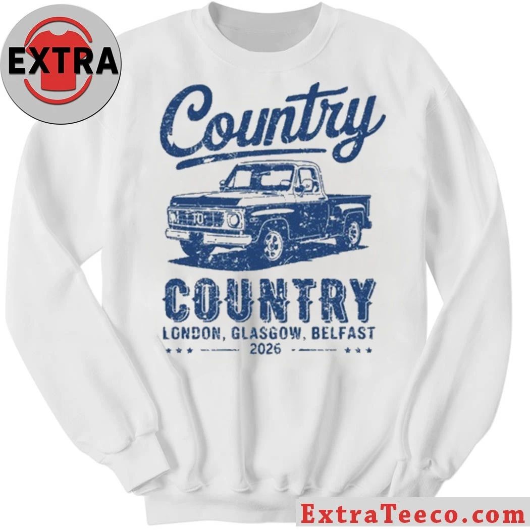 Original Country To Country 2026 Tour London Glasgow, Belfast T-Shirt