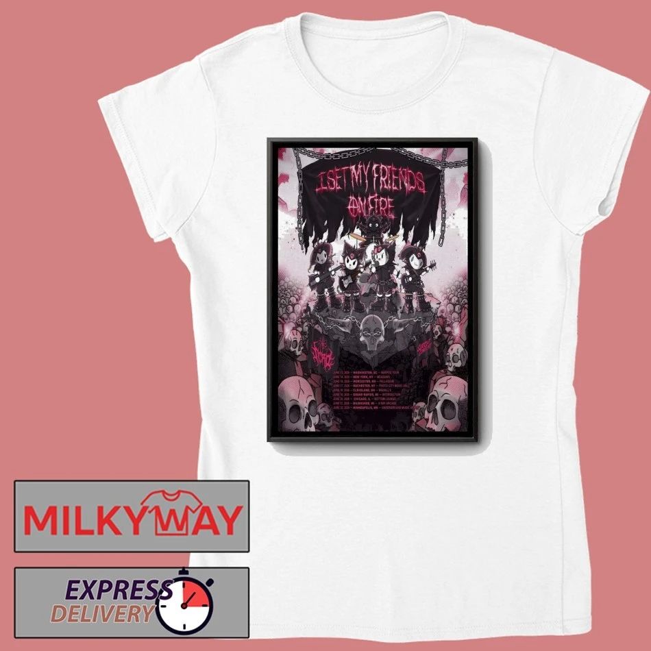 ISMFOF Warped Tour 2026 Poster shirt