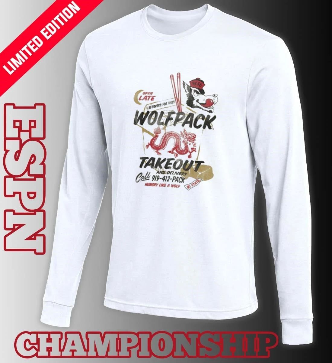 NC State Wolfpack Takeout Shirt