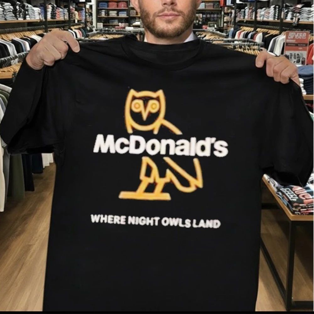 Drake x McDonald Where Night Owls Land Shirt