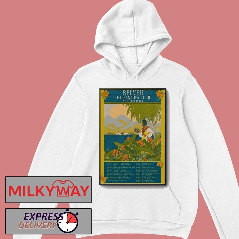 Redveil The Sankofa 2026 Shows Poster shirt