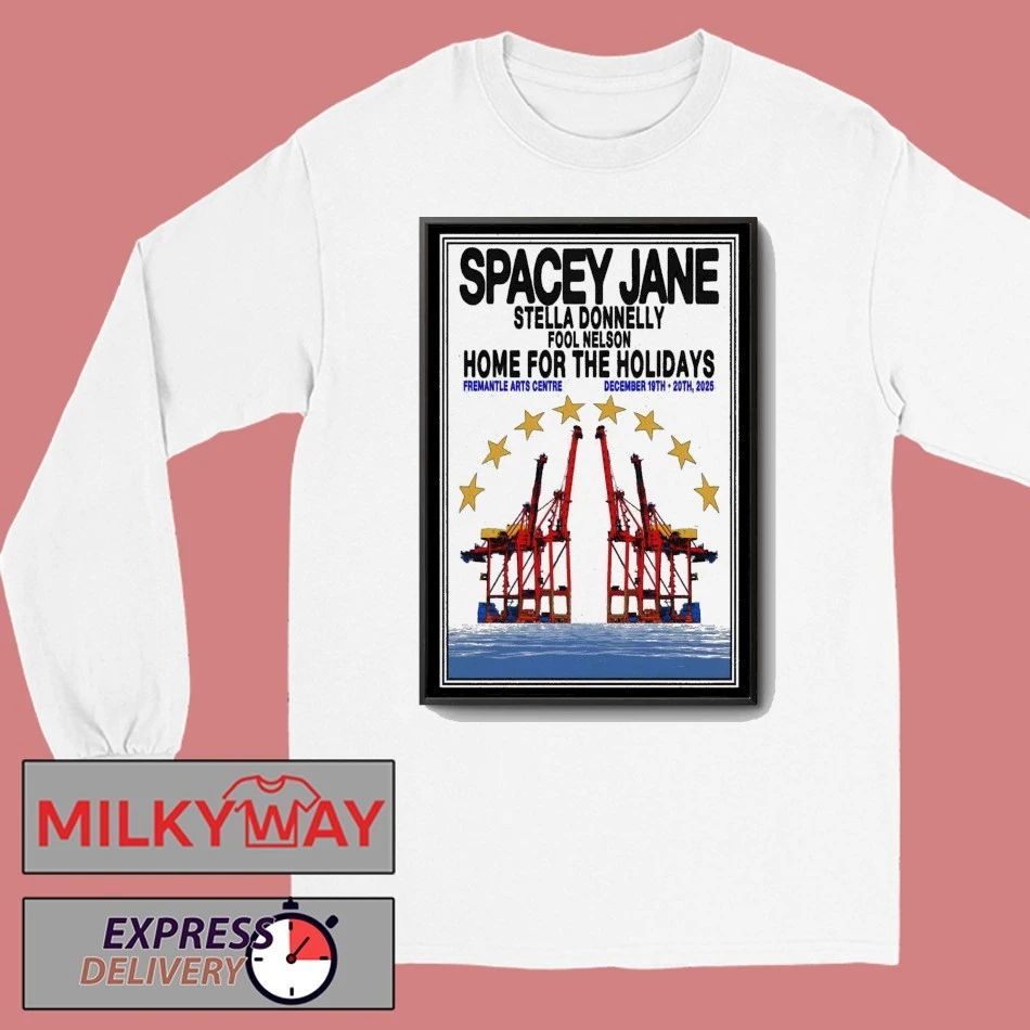 Spacey Jane Dec 19 2025 Fremantle Arts Centre Poster shirt