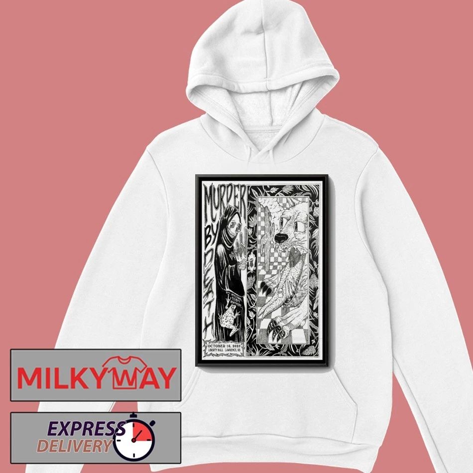Murder By Death Lawrence KS Poster shirt