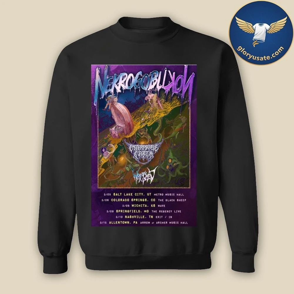 Nekrogoblikon March Shows 2026 Poster Shirt