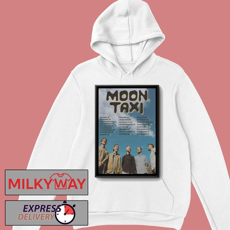 Moon Taxi Summer 2026 Tour Poster shirt