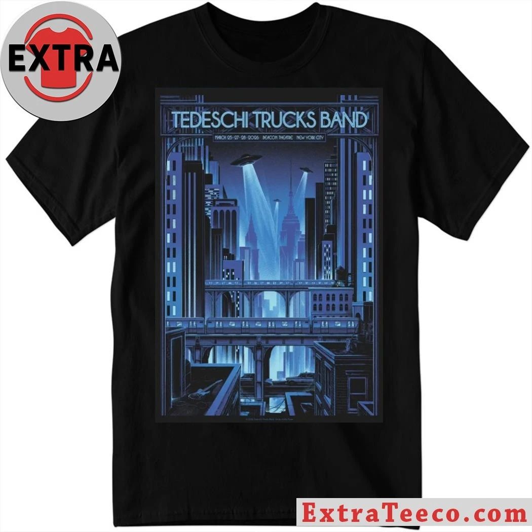 Tedeschi Trucks Band Poster – March 25 27 28 2026 Beacon Theatre New York City Shirt