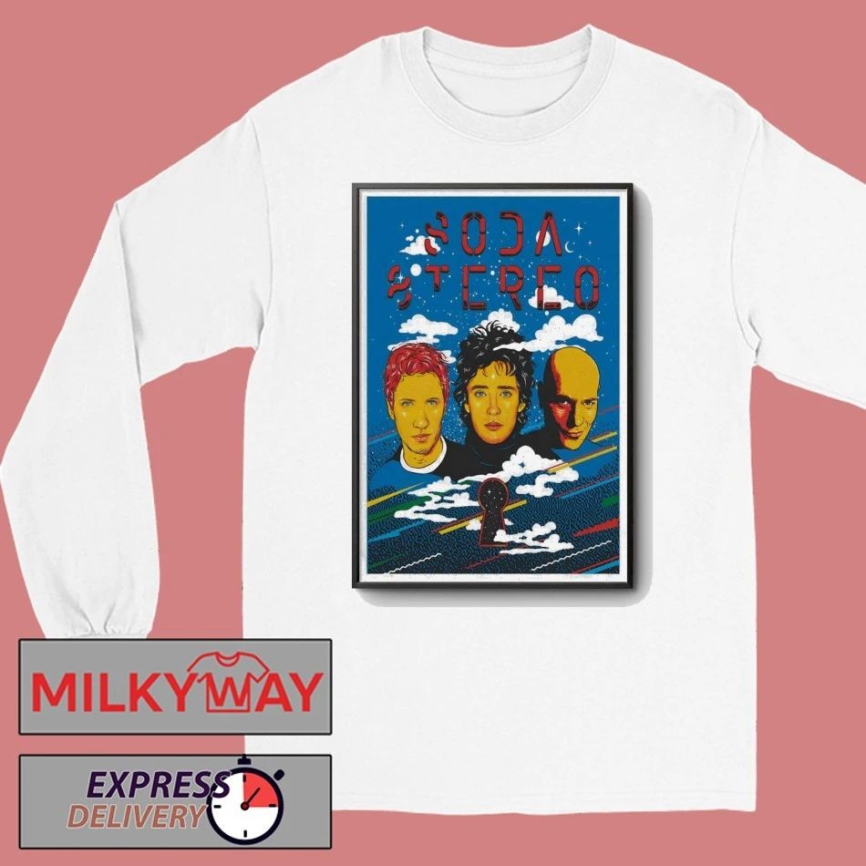 Soda Stereo Ecos 2026 Poster shirt