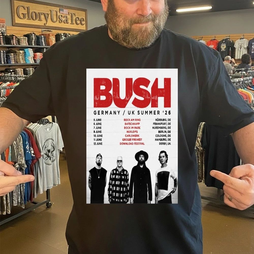 Bush Germany UK Summer 2026 Poster Shirt