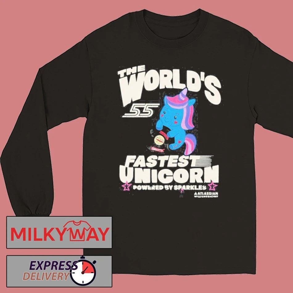 Atlassian Williams Racing The World’s 55 Fastest Unicorn Shirt