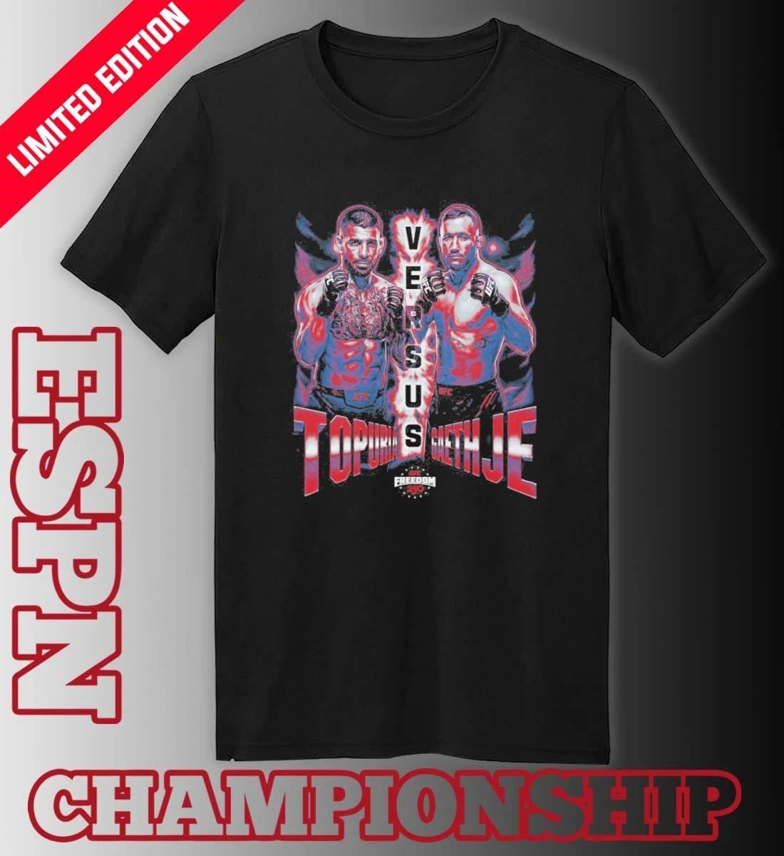 UFC Freedom 250 Ilia Topuria Vs. Justin Gaethje Matchup T-shirt