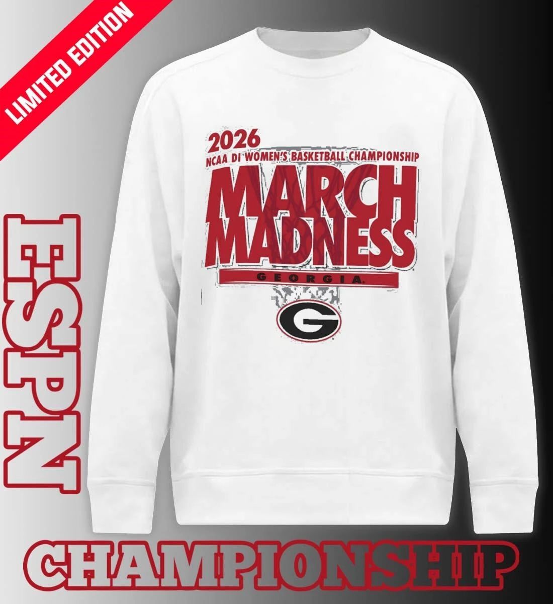 Georgia Women’s Basketball Single Team 2026 NCAA March Madness Shirt