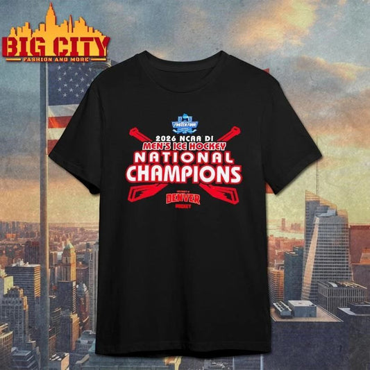Denver Pioneers NCAA DI Men’s hockey National Champions 2026 Shirt