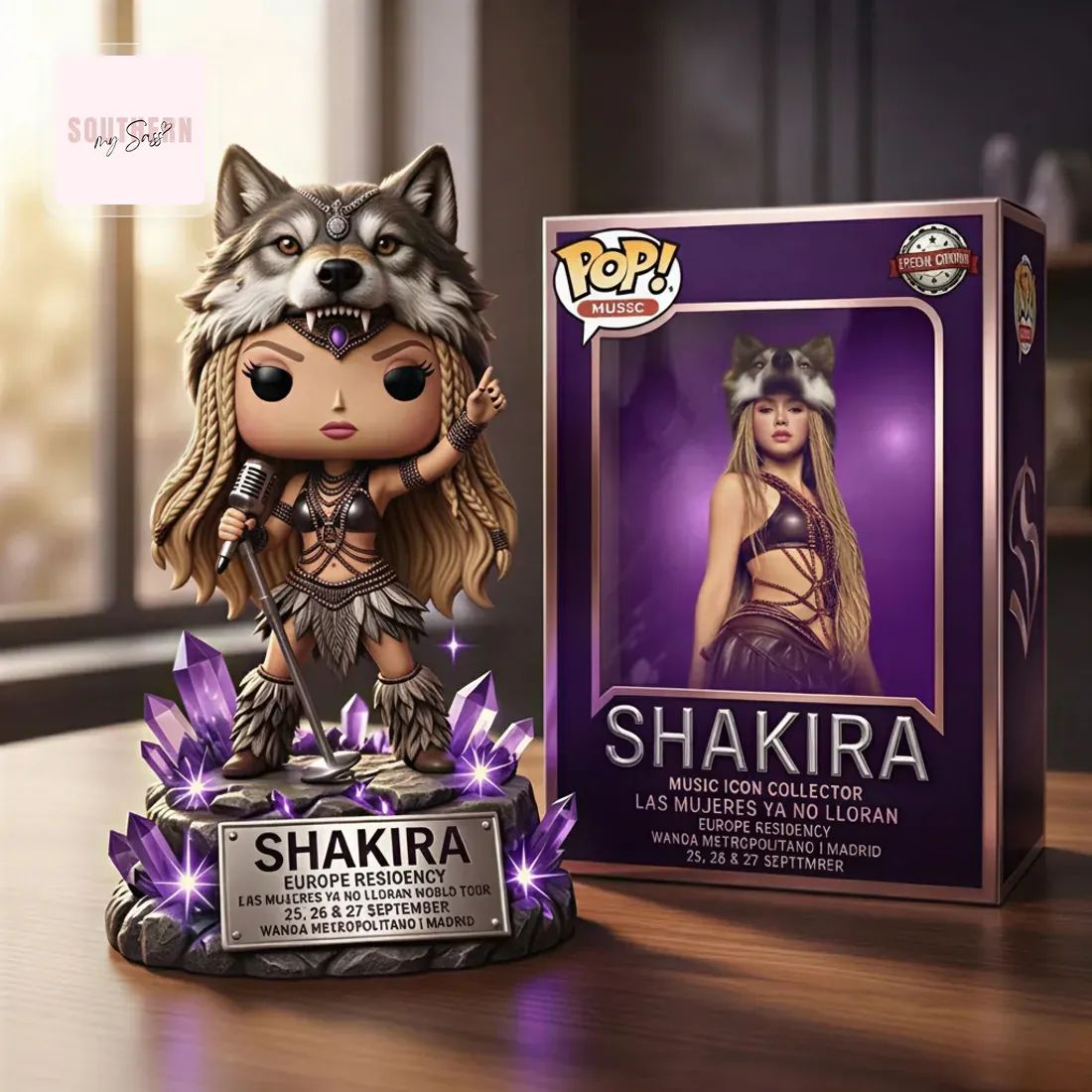 Shakira Las Mujeres Ya No Lloran Pop Figure Doll