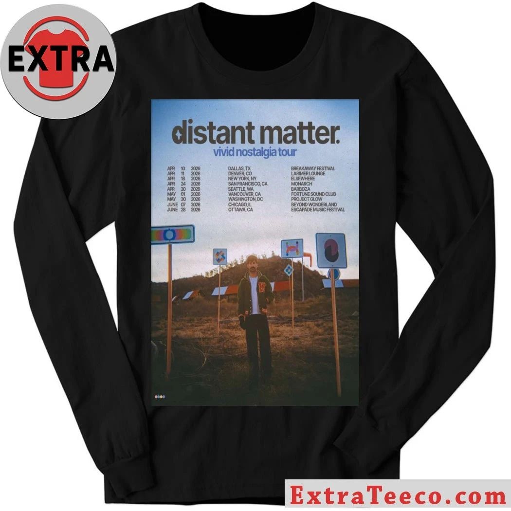 Distant Matter Vivid Nostalgia Tour 2026 Poster Shirt