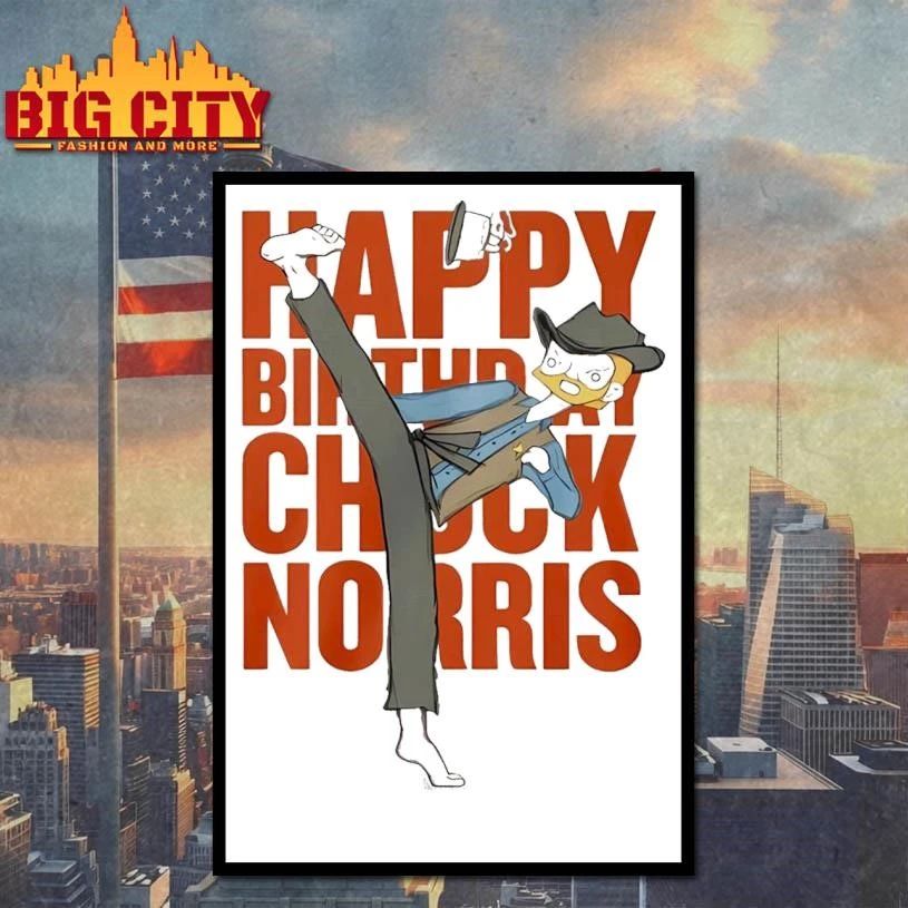 Happy Birthday Chuck Norris Shirt