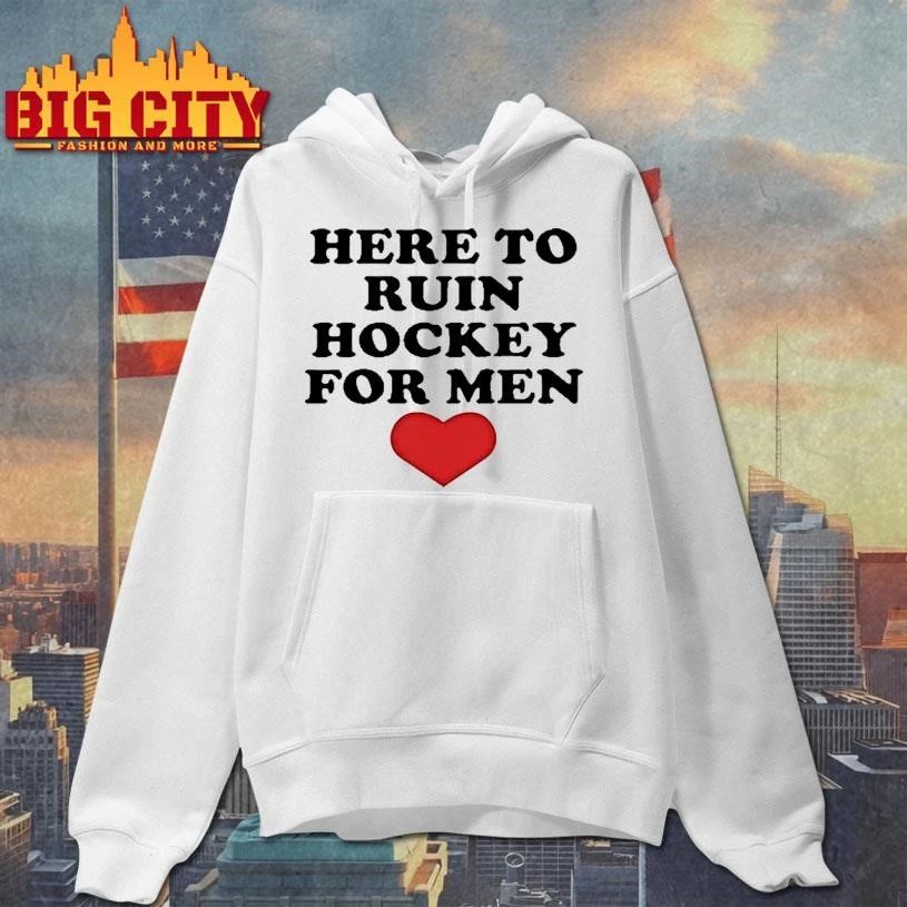 Here To Ruin Hockey For Men Tour 2026 Graphic Shirt