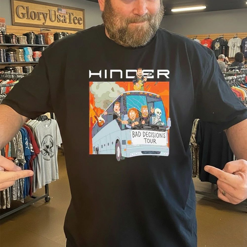 Hinder Bad Decisions Tour 2026 Shirt