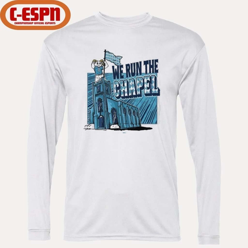 UNC Tar Heels Basketball We Run The Chapel Shirt