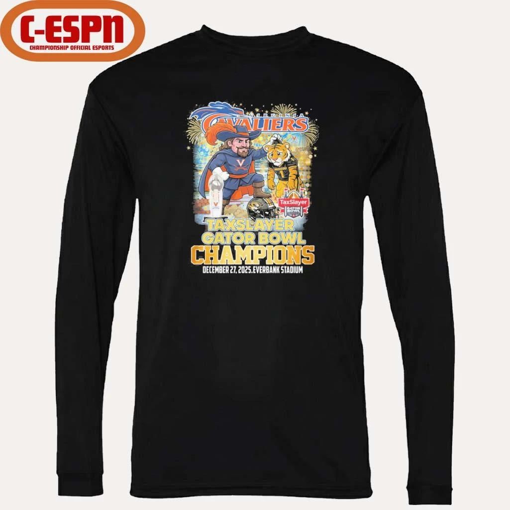 Virginia Cavaliers Mascot Gator Bowl Champions Shirt