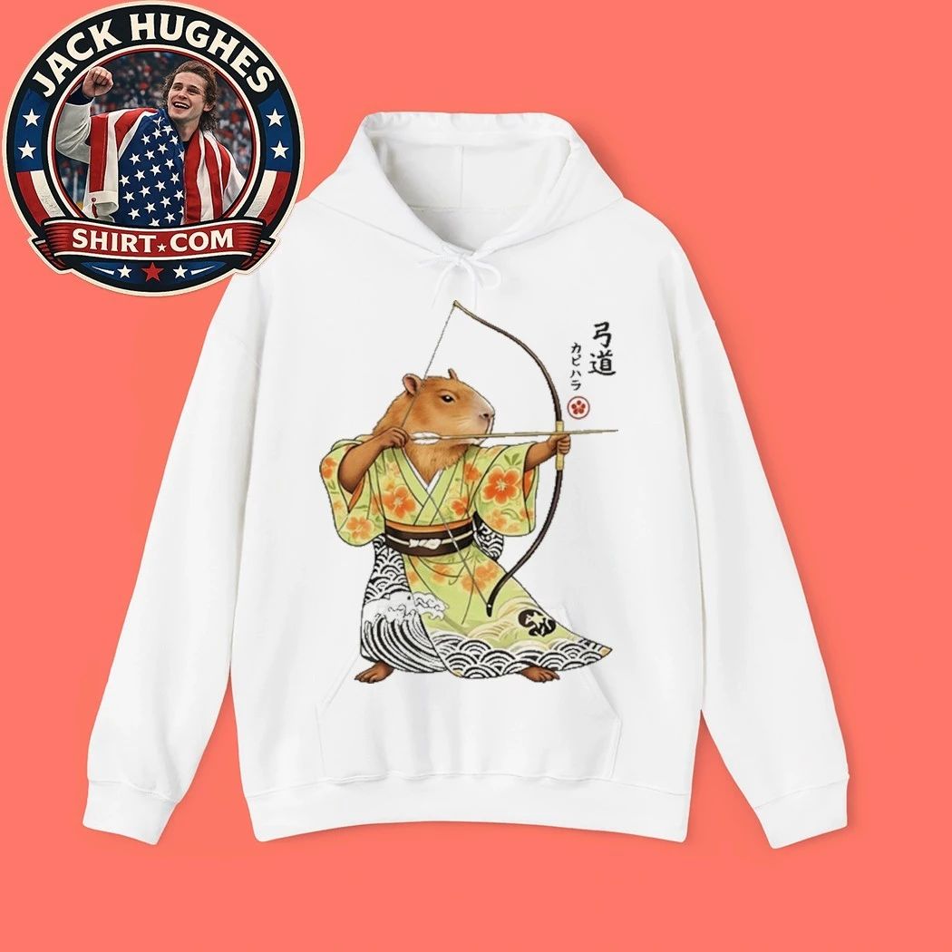 Capybara Archery Samurai Kyudo Japanese Shirt