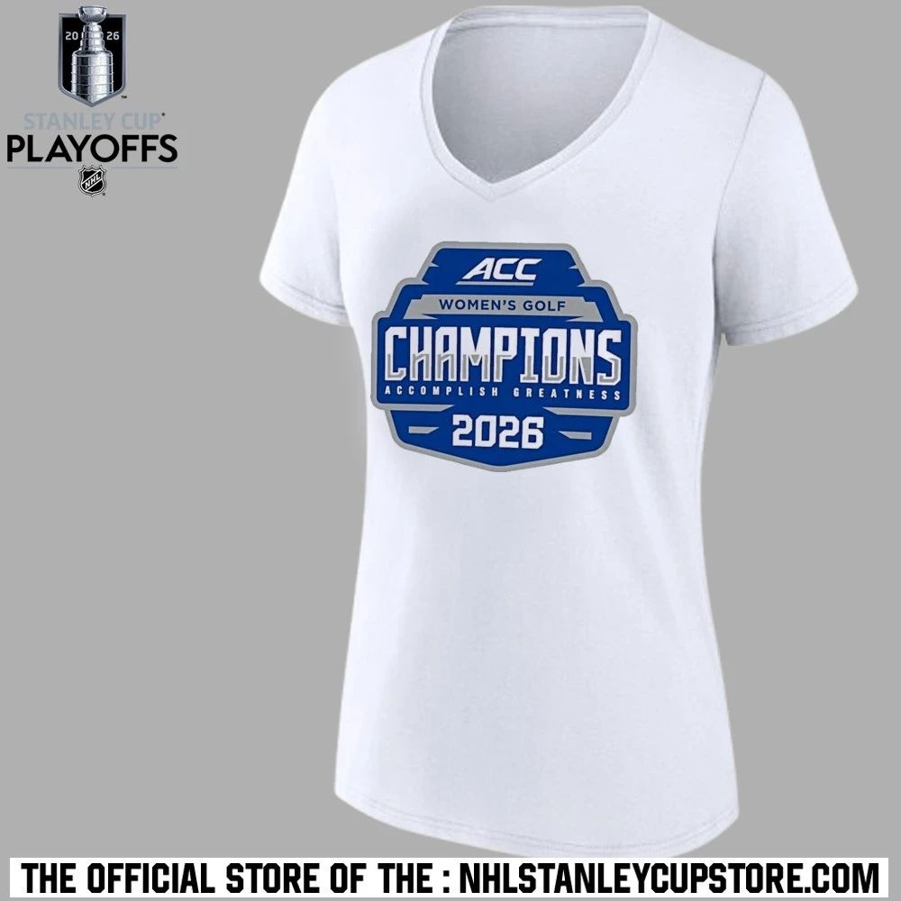 Stanford 2026 Acc Womens Golf Champions Accomplish Greatness Logo Shirt