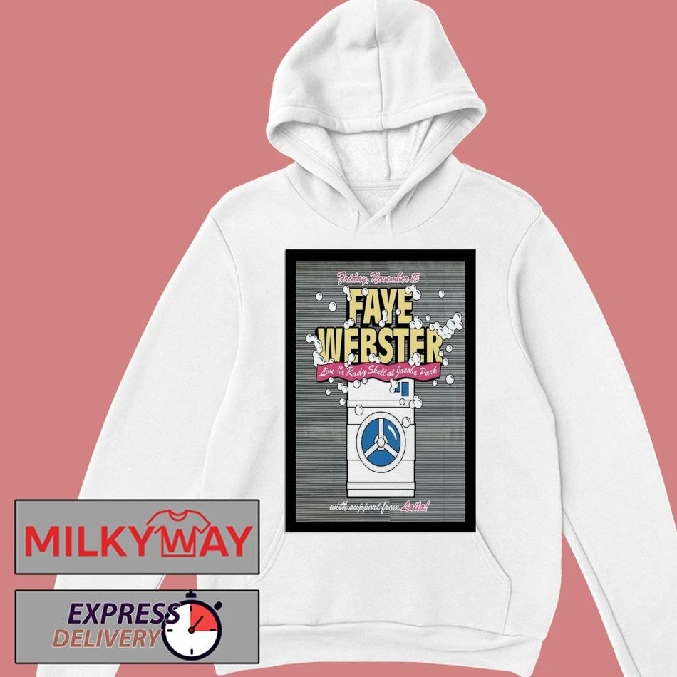 November 15 faye webster live at the rady shell at jacobs park poster shirt