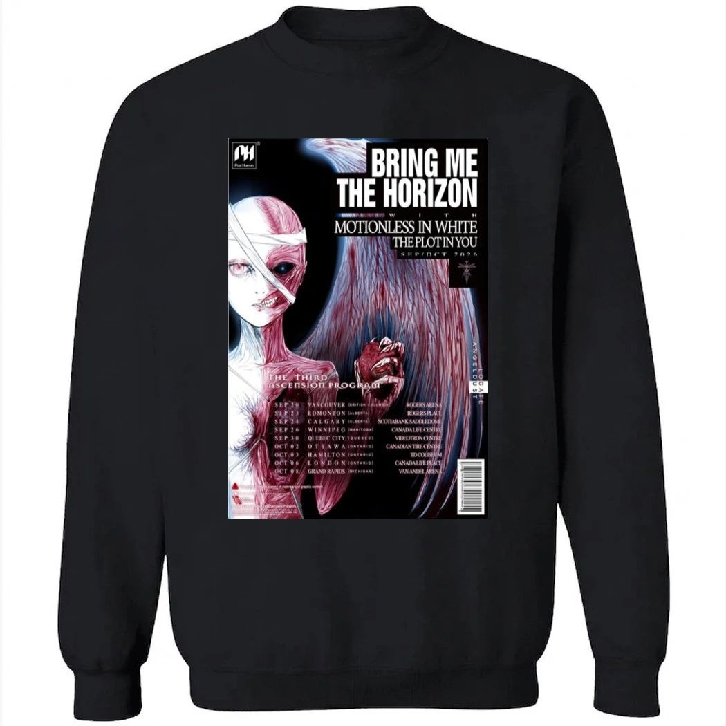 Motionless In White Third Ascension Ceremony Tour 2026 Poster Shirt