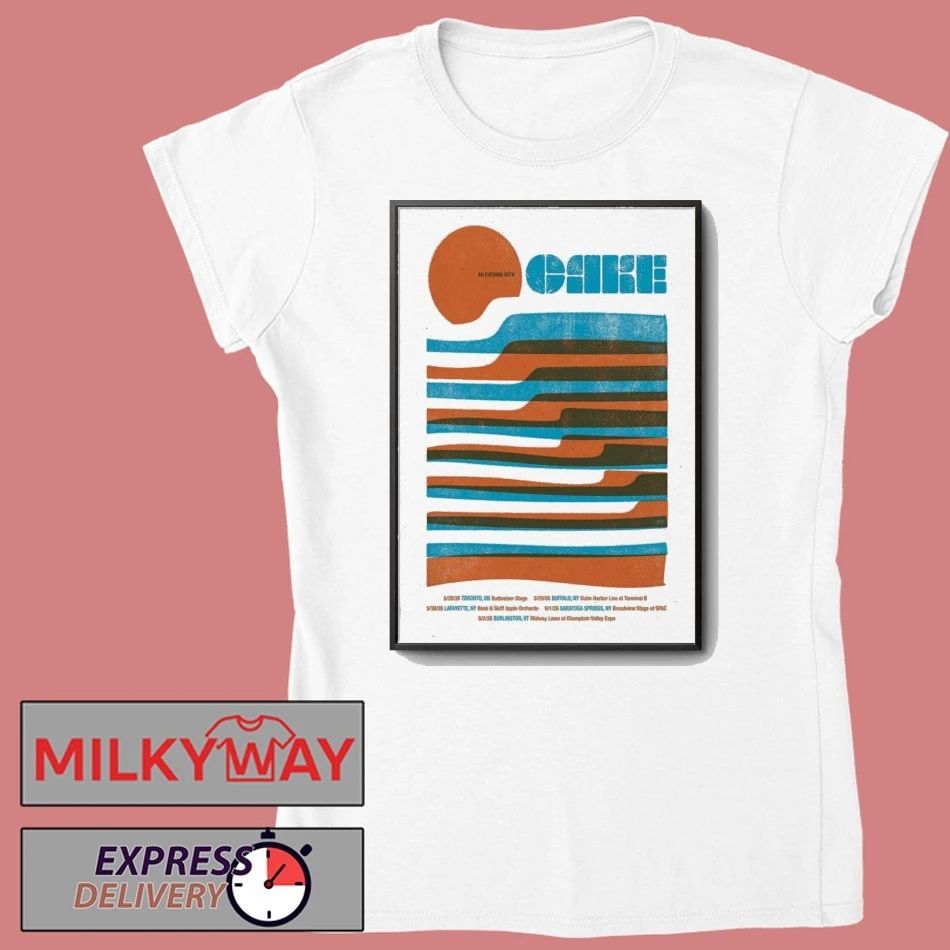 Cake Band Summer Tour 2026 Poster shirt