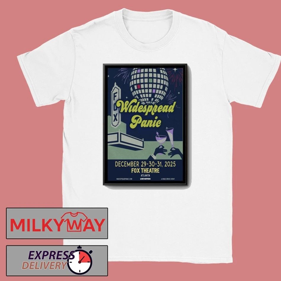 Widespread Panic Dec 29 2025 Concert Poster shirt