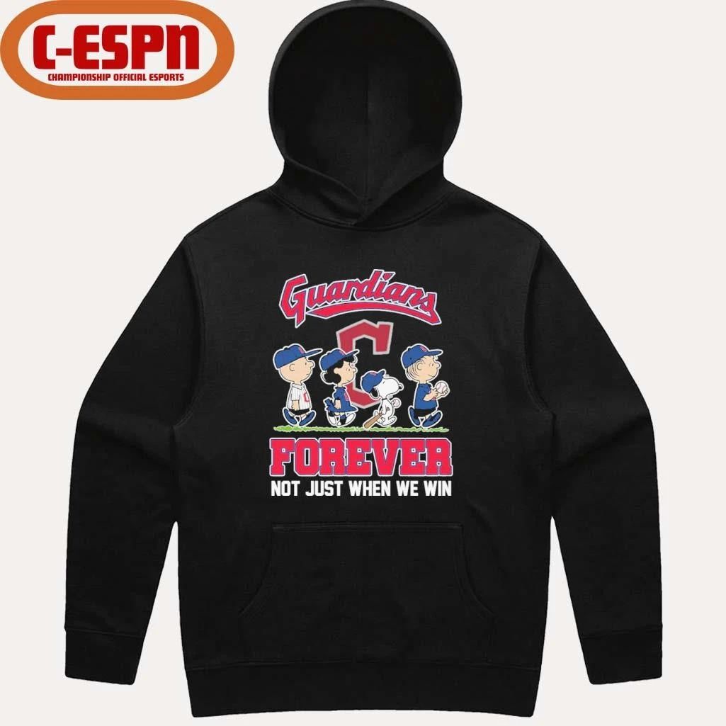 The Peanuts Characters Forever X Cleveland Guardians Shirt