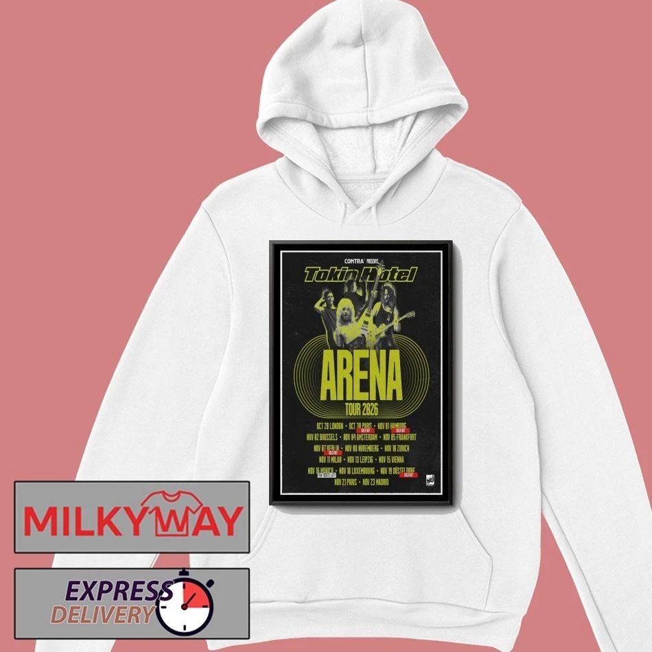 Tokio Hotel Arena New Tour 2026 Poster shirt