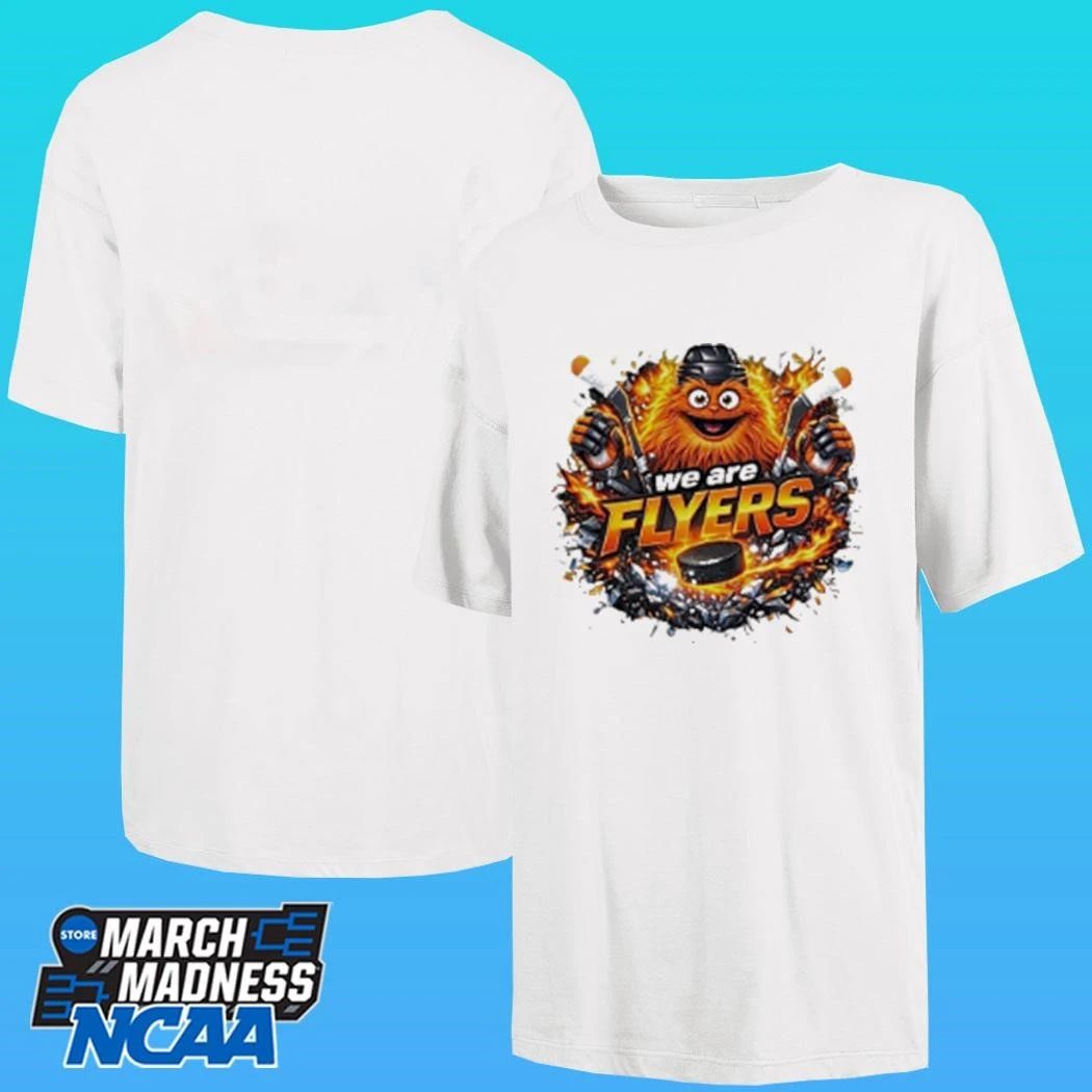 We Are Flyers Gritty Flyers Hockey Sport Team Mascot Nhl Shirt