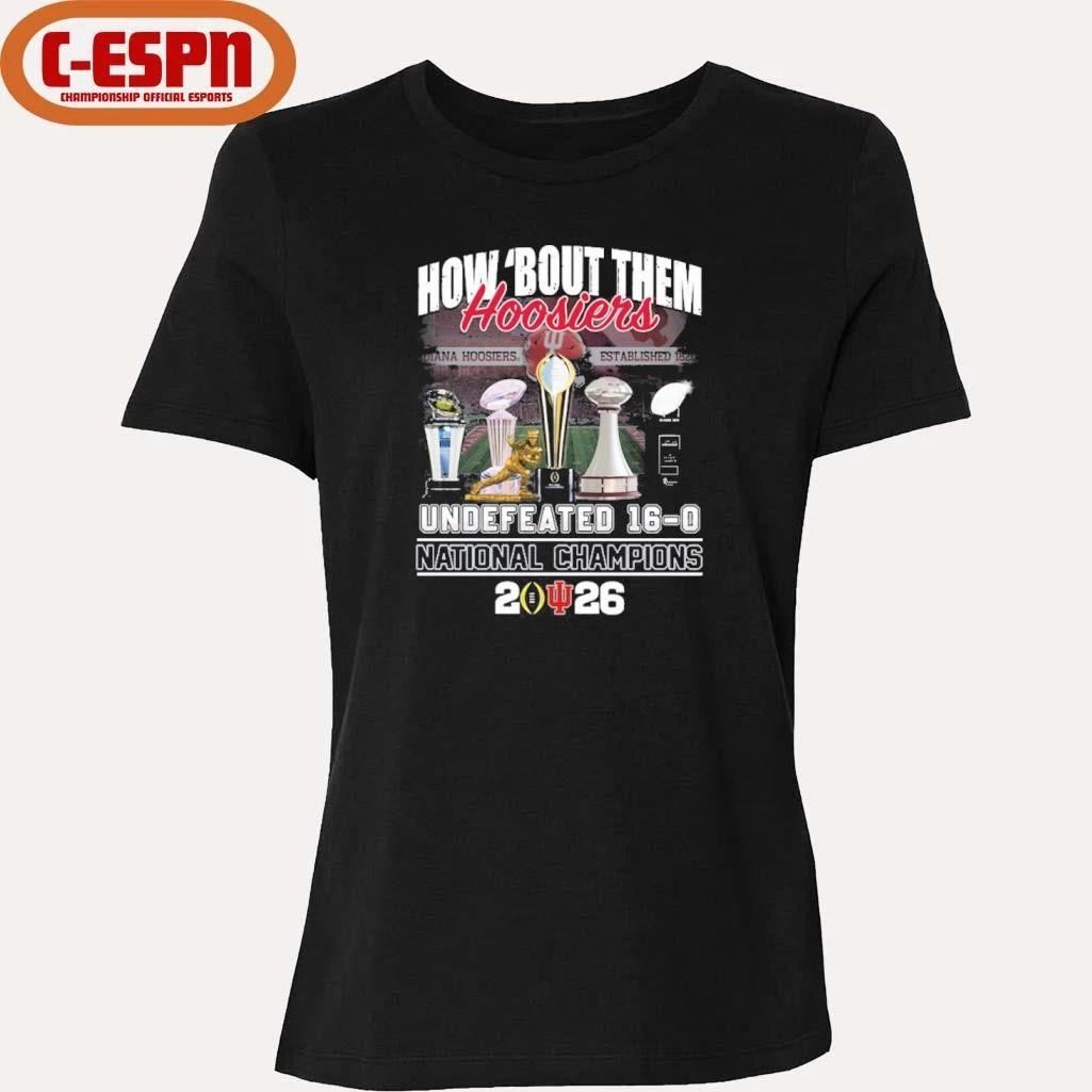IU Football How ‘Bout Them Hoosiers National Champions Shirt