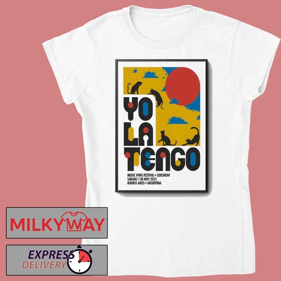 Yo La Tengo Buenos Aires Tour On Nov 1 2025 Poster shirt